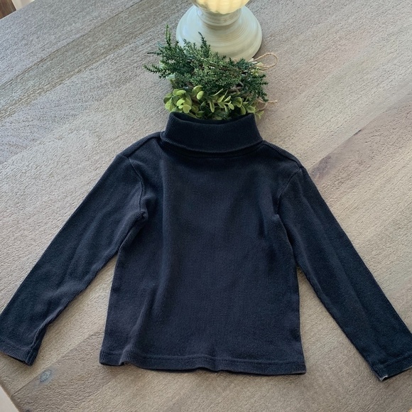 Gymboree Black Ribbed Turtleneck Size 3 - Picture 1 of 8
